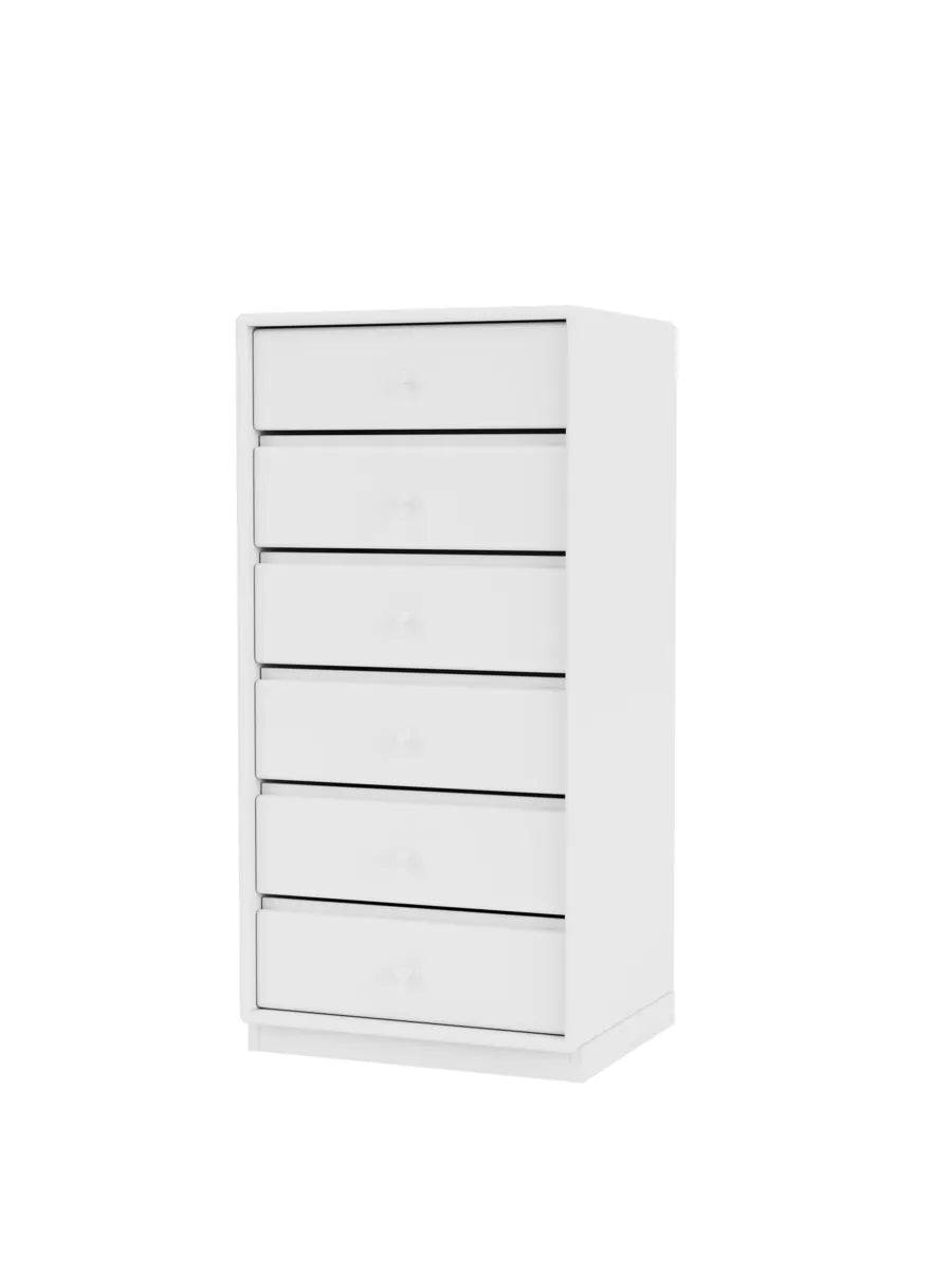 1362 Skuffemodul inkl. sokkel fra Montana Snow / Sokkel 3 cm - Jacobsen Plus