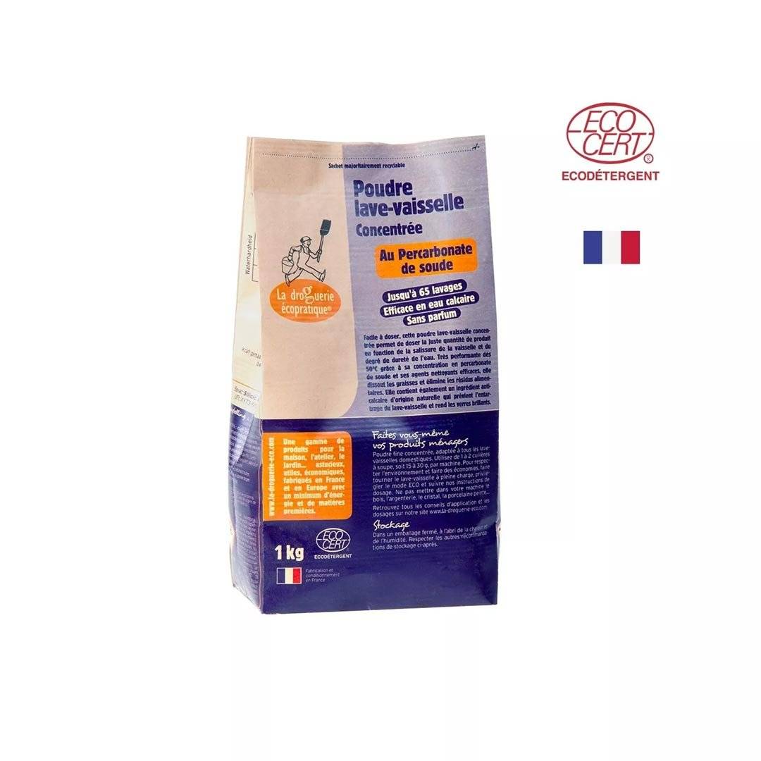 Ekologiskt koncentrerat diskmaskinspulver, 1 kg