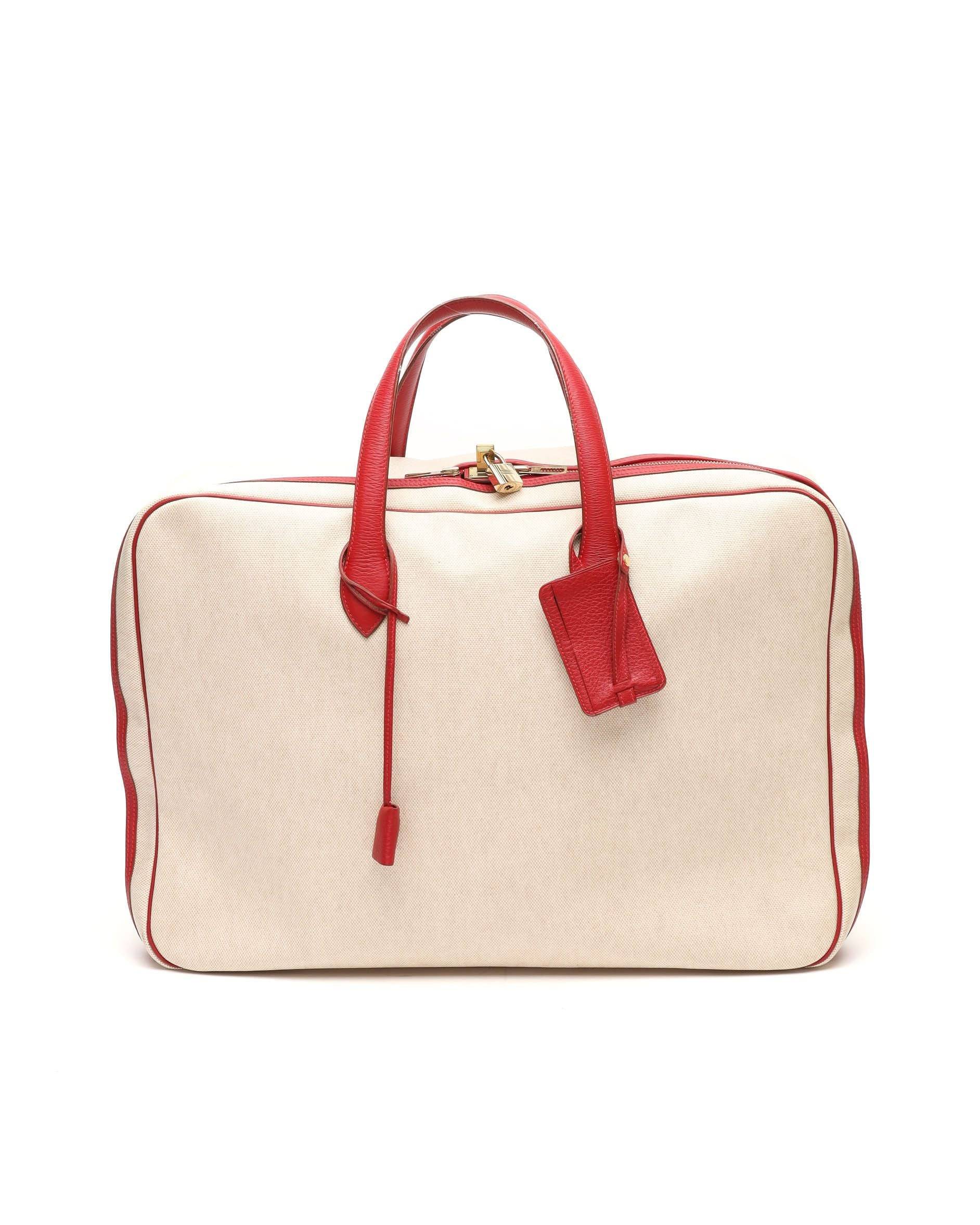 Hermès Toile Victoria de Voyage 50 Weekend Bag - Multicolour (One Size).