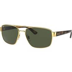 Ray - Ban Man RB3663 001/31 Solglasögon Metall Guld G15 Geometrisk Normal