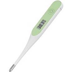 Färg lcd termometer elektronisk mjukt huvud termometer underarm mun kropp feber noggrannhet temperatur termometer - Grön