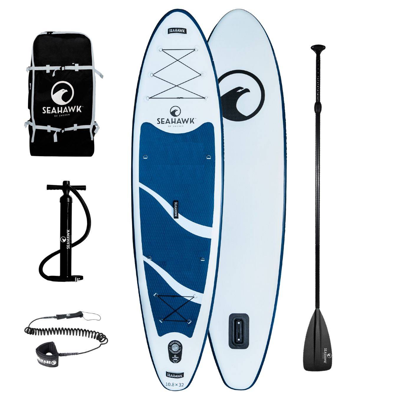 Seahawk Waves (Marin) - SUP 10.8 - Uppblåsbar - Paketerbjudande