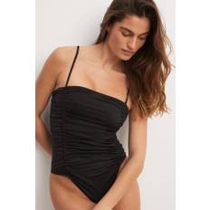 NA-KD Rouched Swimsuit - Badedragter - Sort - Small - NA-KD / NAKD