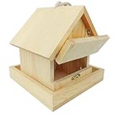 Bird House - Nesting Box | Bird Boxes For Birds, Window, Balcony, Tree, Decorative Outside Wood Sturdy Cottages Nesting Box Nest Garden Patio Decor For Decor