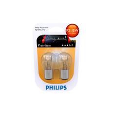 P21/5W Pære - Philips Premium - (2 Stk) - Hurtig levering