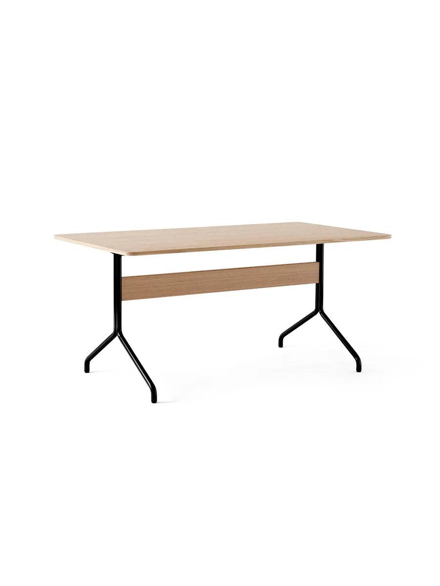 Pavilion Bord AV18 fra &Tradition Lakeret eg - Sort stel - Jacobsen Plus