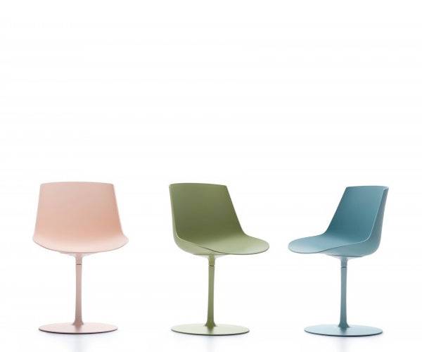Mdf Italia Flow Chair - Søjleben - White