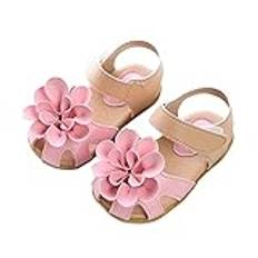 Löra-gå-sandaler småbarn flicka klänning sandaler alias mode flickor barn skor blommor sandaler flickor prinsessa skor baby sandaler strandskor baby skor, RD1, 23.5 EU