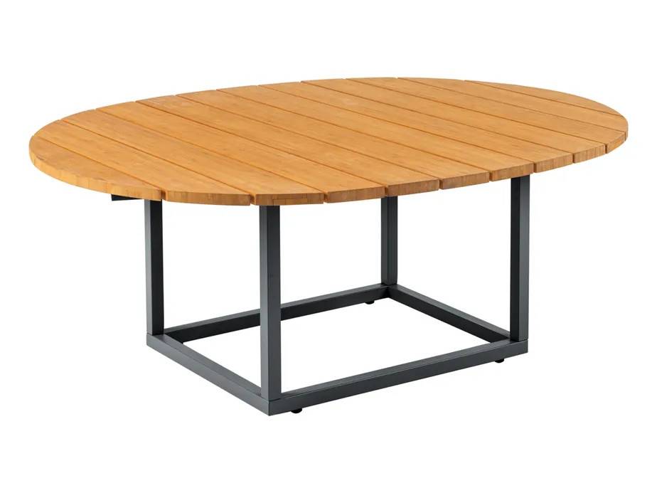 Brafab Olive soffbord Antracit/Bambu 110 x 80 x 40 cm