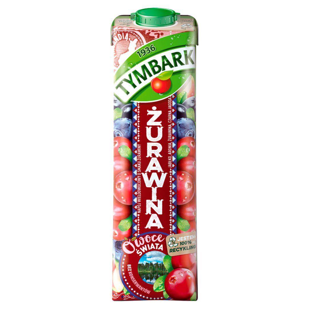 Tymbark Fruits of the World Multi-fruit Drink Cranberry 1 l