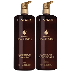 Lanza - Keratin Healing Oil Lustrous Shampoo & Conditioner Duo 950ml
