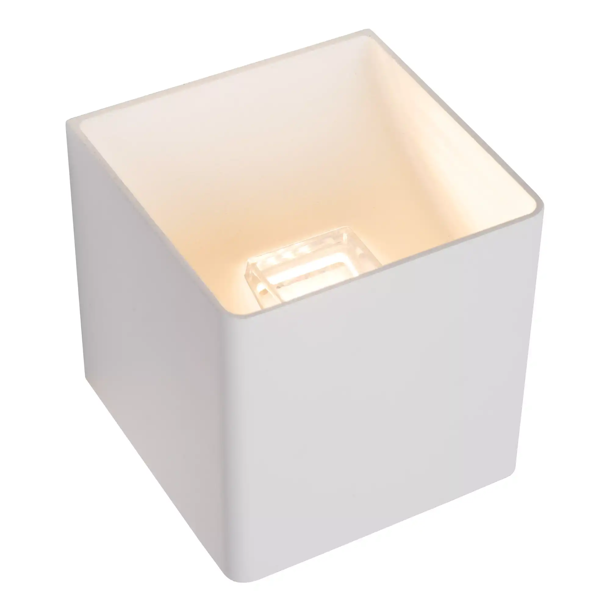 VERTIGO genopladelig væglampe LED Dim 6W IP54 sensor magnetisk beslag Lucide - Mat hvid