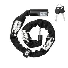 eMjollRay Fahrradschloss, E Scooter Schloss, Robustes Kettenschloss Fahrrad mit 2 Schlüsseln, 6 mm Stärke*80cm, Anti-Diebstahl Bike Lock für E-Scooter, Fahrräder, Ebike, Motorräder, Kinder Fahrrad