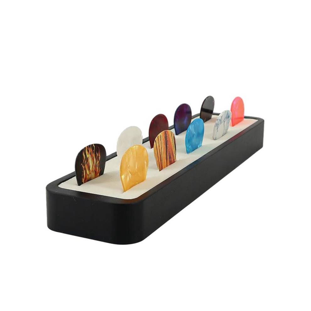 Guitar Pick Storage Holder Guitar Pick Storage Box for Acoustic Electric Guitar Ukulele Random Color Plectrum