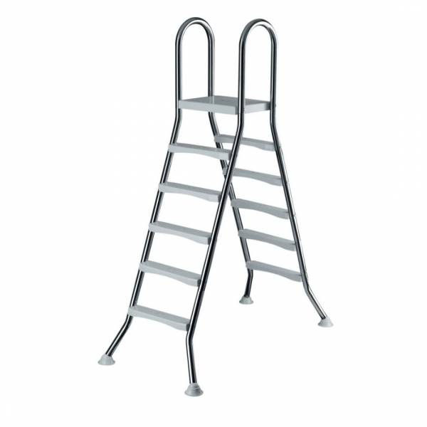 Rostfri A-stege 150cm, 5 x 5 Steg