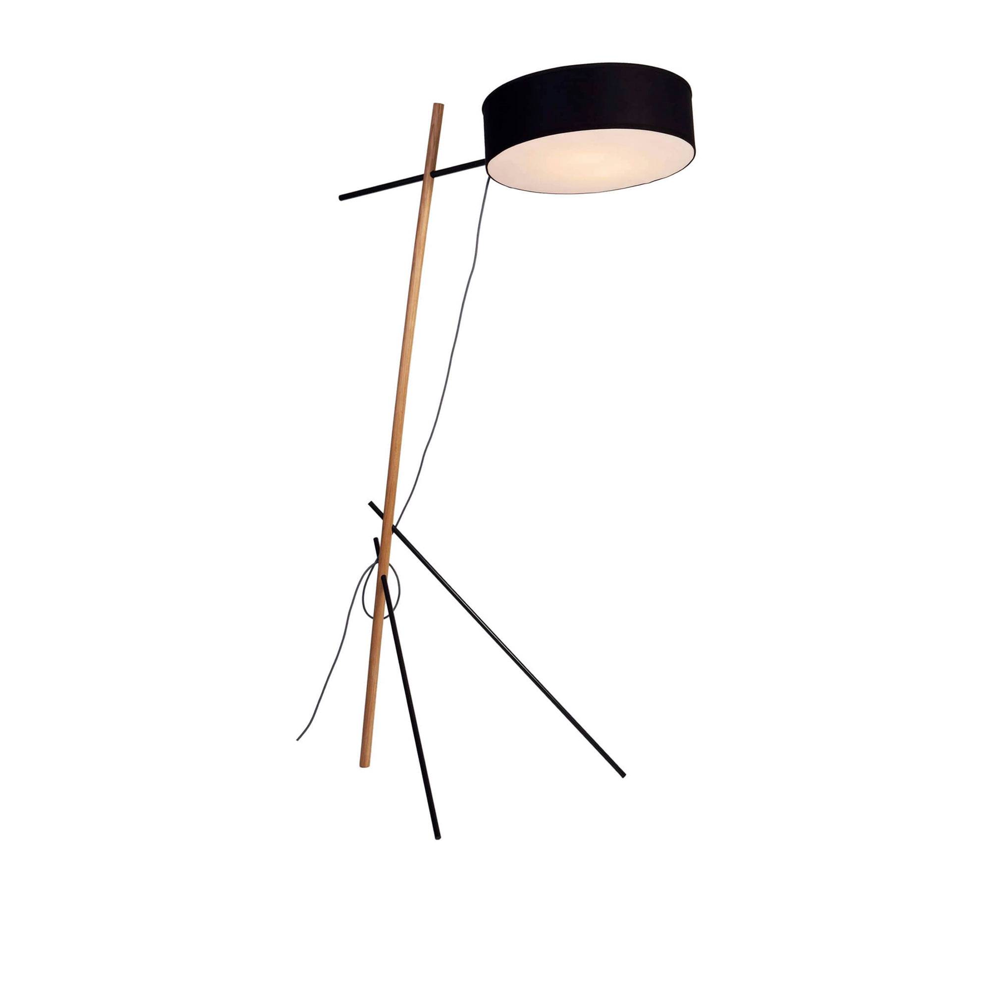 Roll & Hill - Excel Floor Lamp Vit - Skärmlampor - Rich Brilliant Willing - Träfärgad,Vit