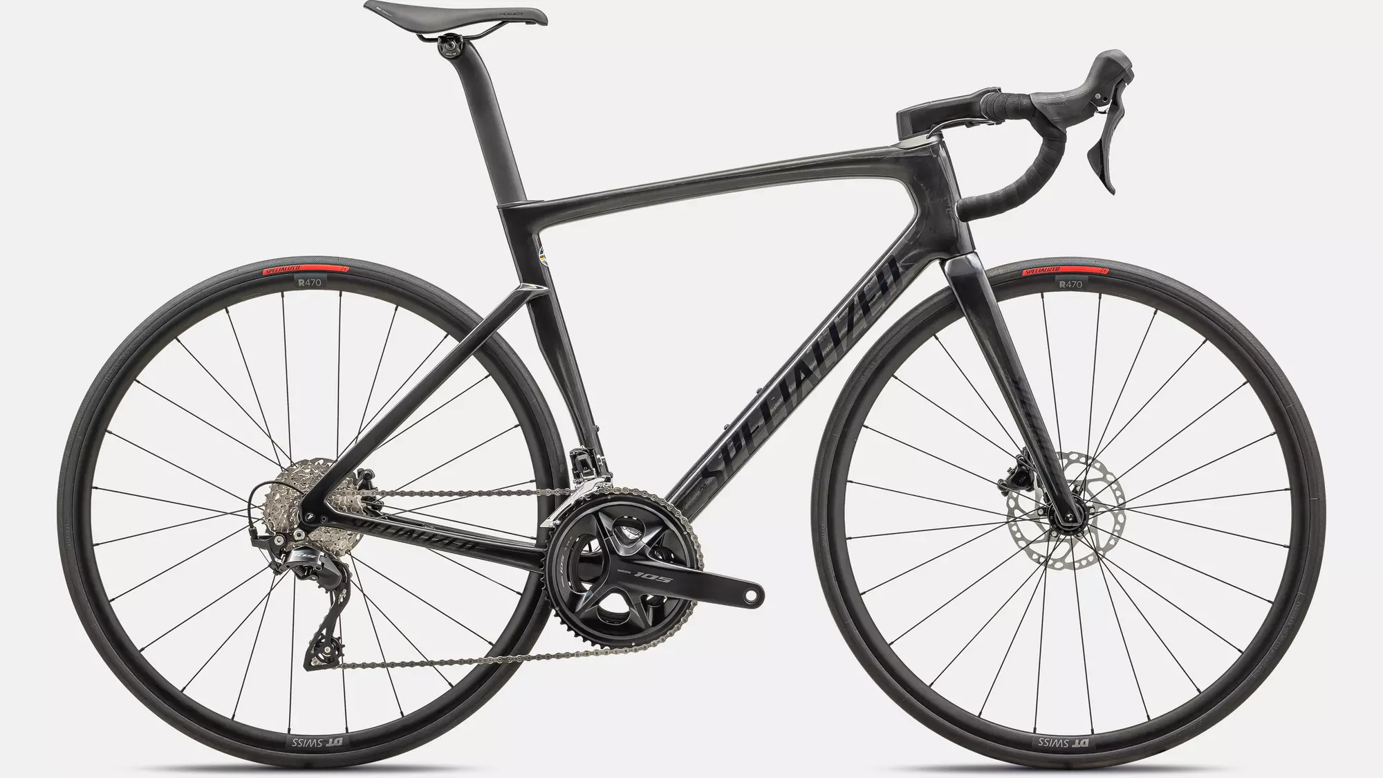 Specialized Tarmac SL7 Sport 2024 - Shimano 105 12sp - DT R470 - 008 / 58 / gloss metallic sapphire / vivid pink (58)