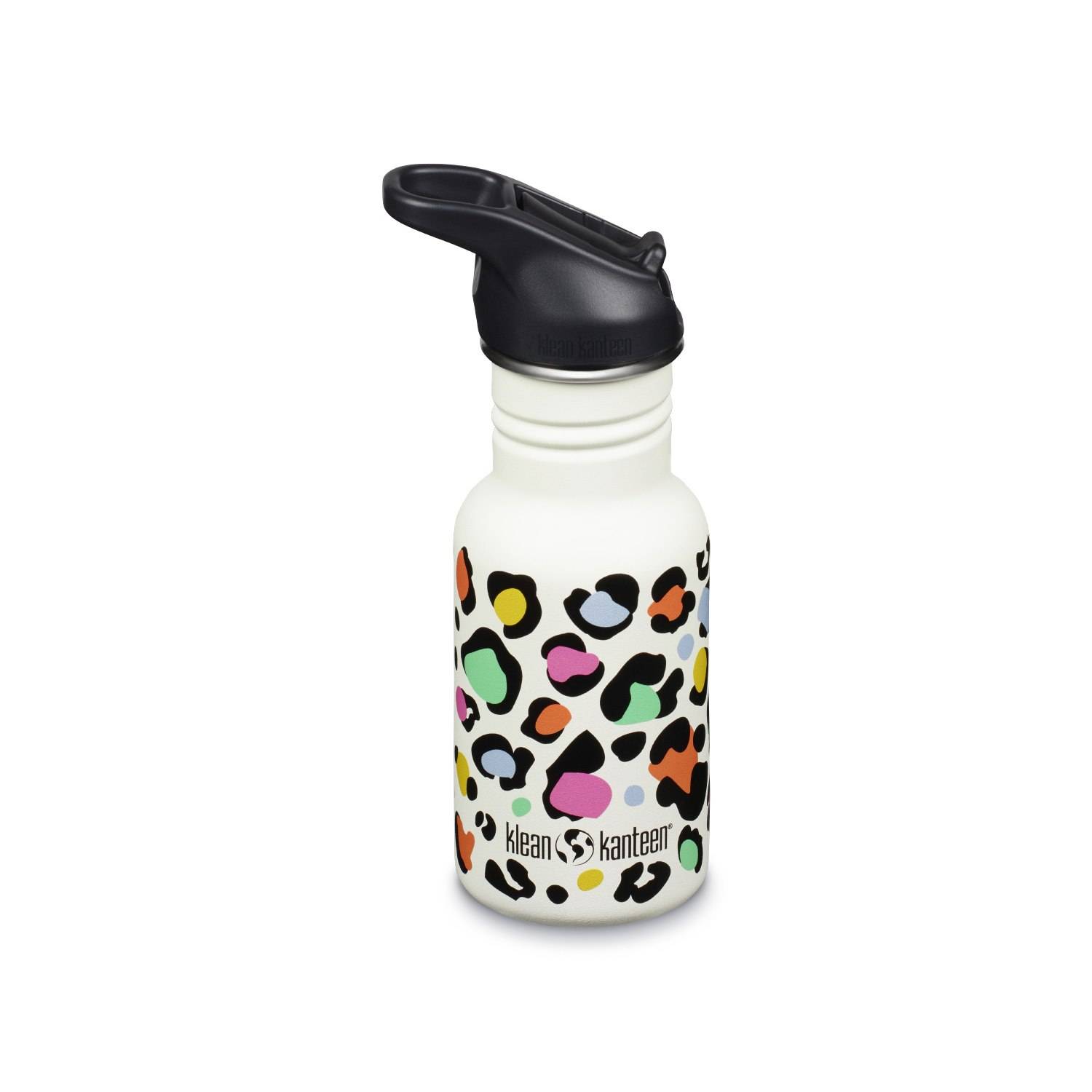 Klean Kanteen Kid Classic Vattenflaska - Leopard Print, 355 ml