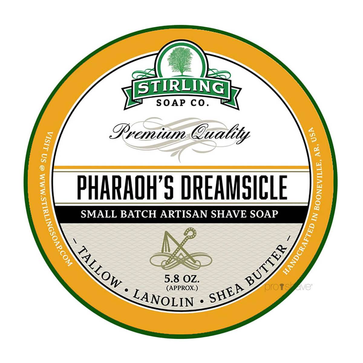 Stirling Soap Company Barbersæbe, Pharaoh's Dreamsicle, 170 ml..