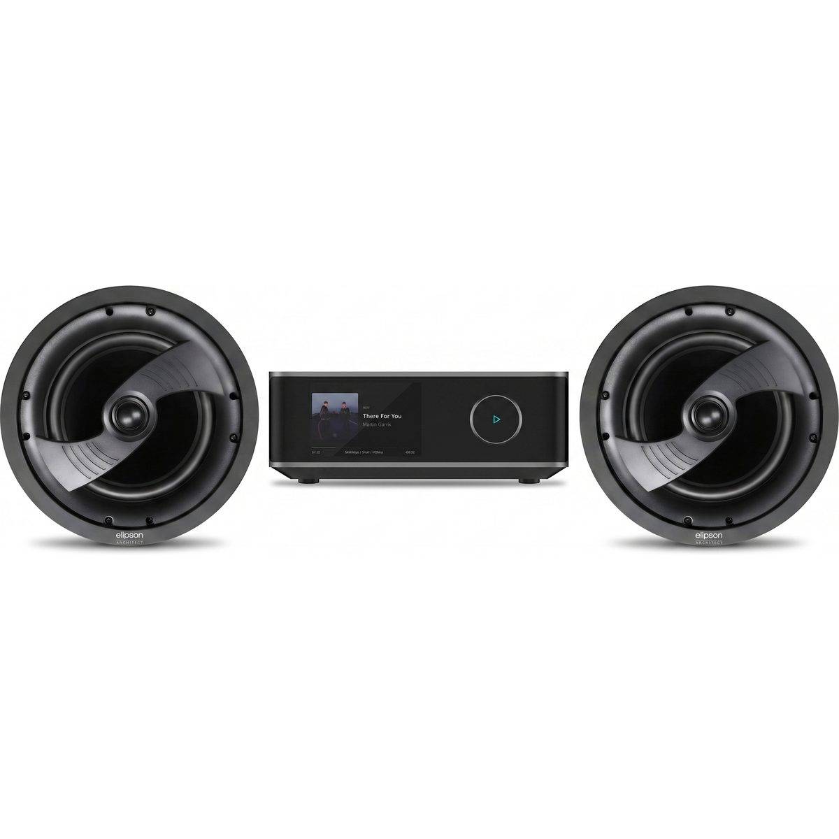 WiiM + Elipson IC8 + Amp Ultra space grå.