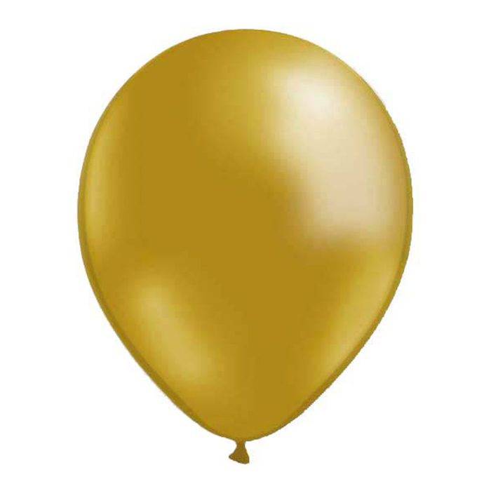Ballong 28 cm Guld (Ballonger antal: 100-pack)