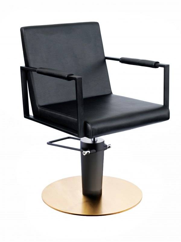 Hairway Styling Chair John Gold Round Base