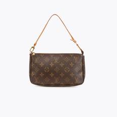 LOUIS VUITTON Monogram Pochette Accessoires - Brown