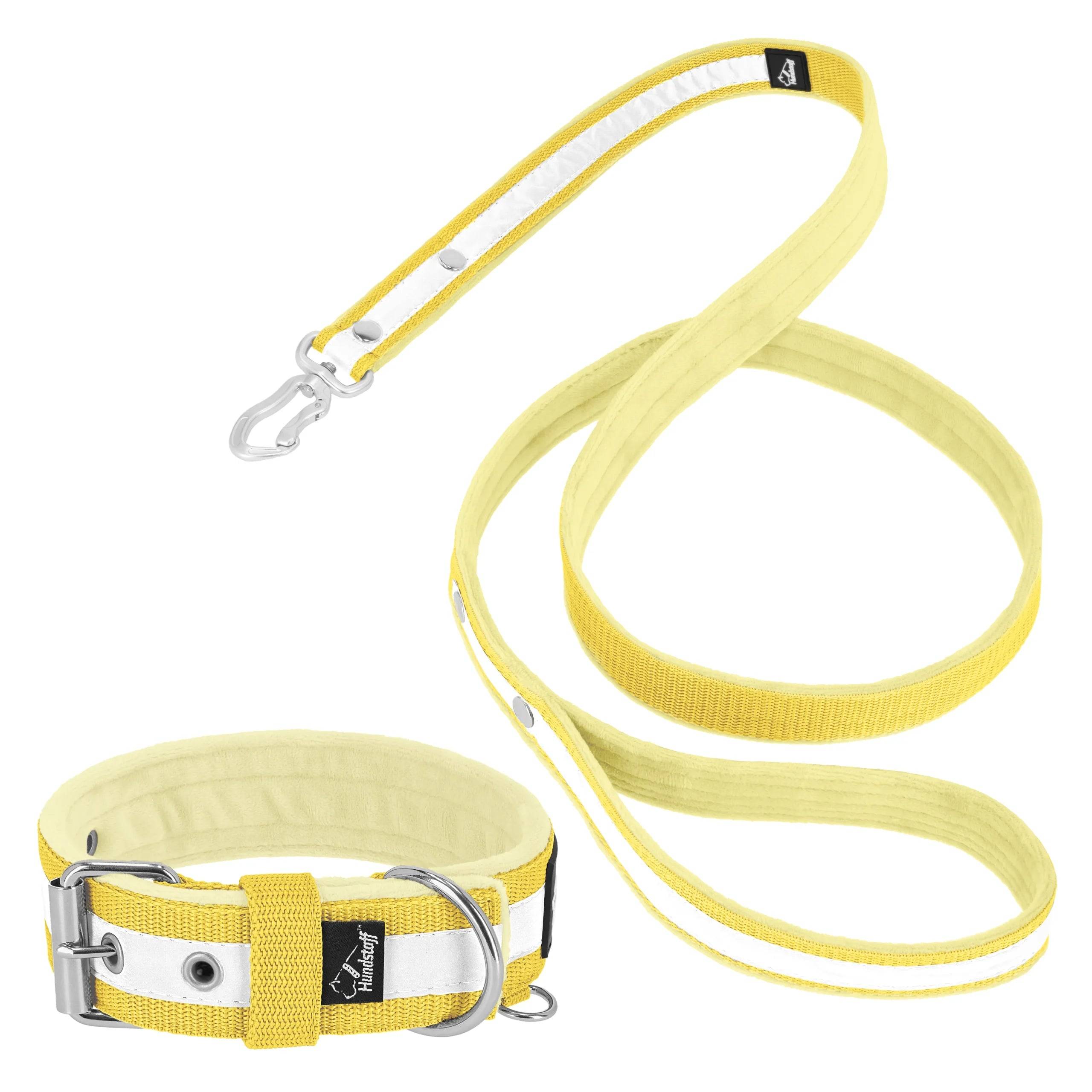 Active Safe Set Baby Yellow - Active halsband & koppel med reflex - Default Title
