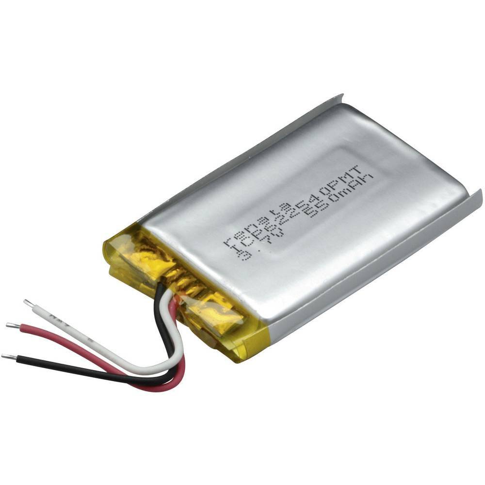 Specialbatteri laddbart Prismatic Kabel LiPo Renata 3.7 V 600 mAh 1 st