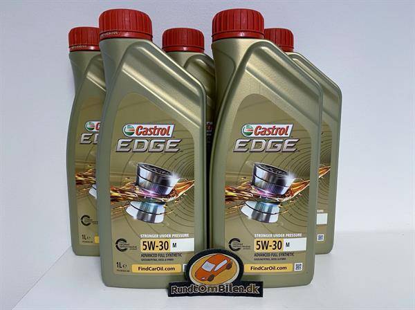 Castrol Edge 5W-30 M (Pakke med 5 x 1 liter)