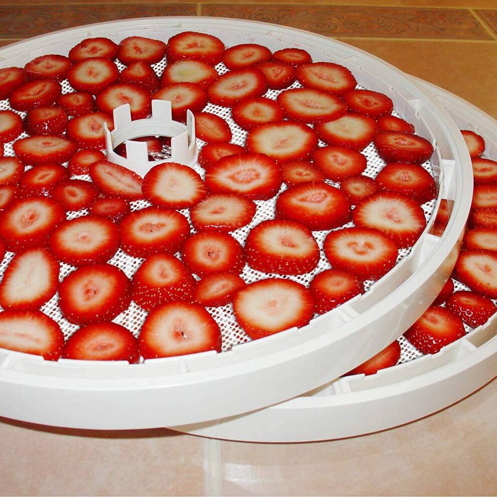 Round Silicone Dehydrator Sheet Non-Stick Food Dehydrator Pad Reusable Silicone Steamer Grid Baking Pad for Fruit Dryer