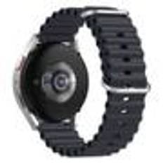 OEM Soft Silicone Smartwatch watch strap for Polar Ignite/Ignite2/Galaxy Watch 5, etc - Black
