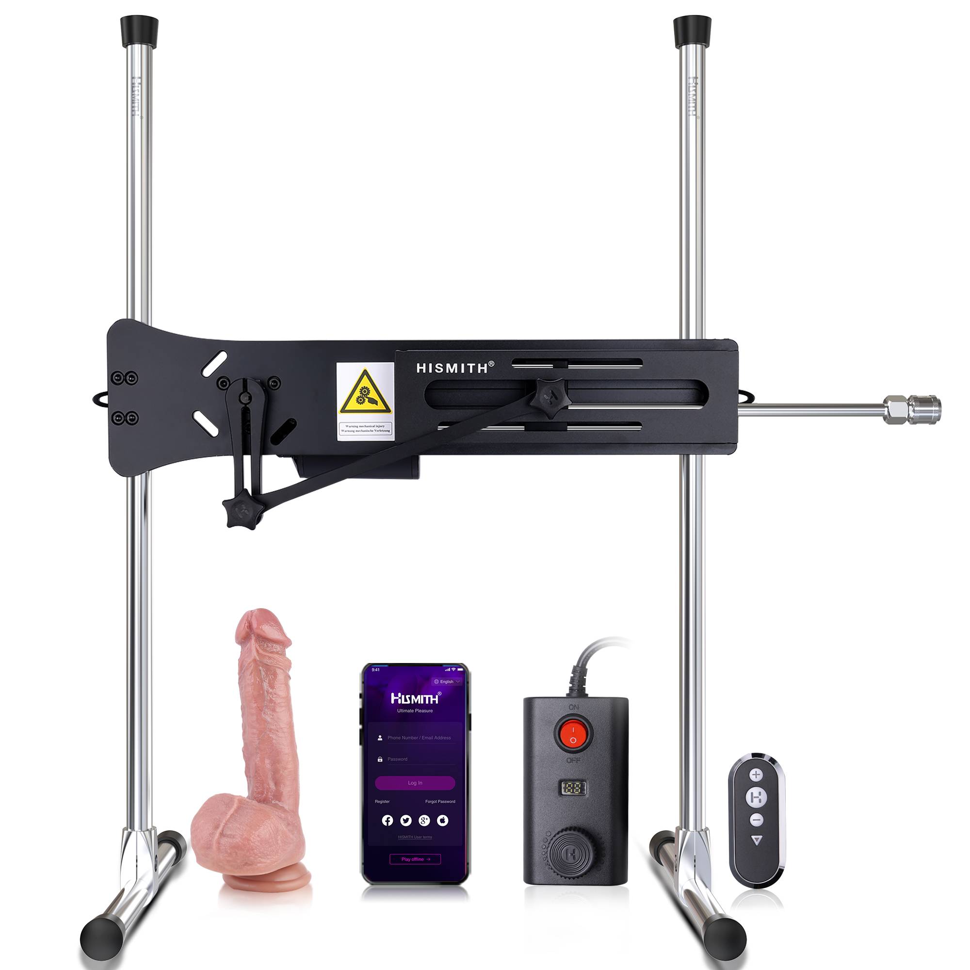 HiSmith Pro Maxx 3.0 Premium Sex Machine Smart App with Dildo