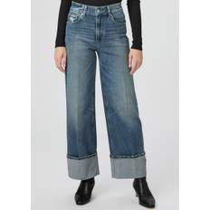 Sasha High Rise Ankle Wide Leg Jeans - Blue Note