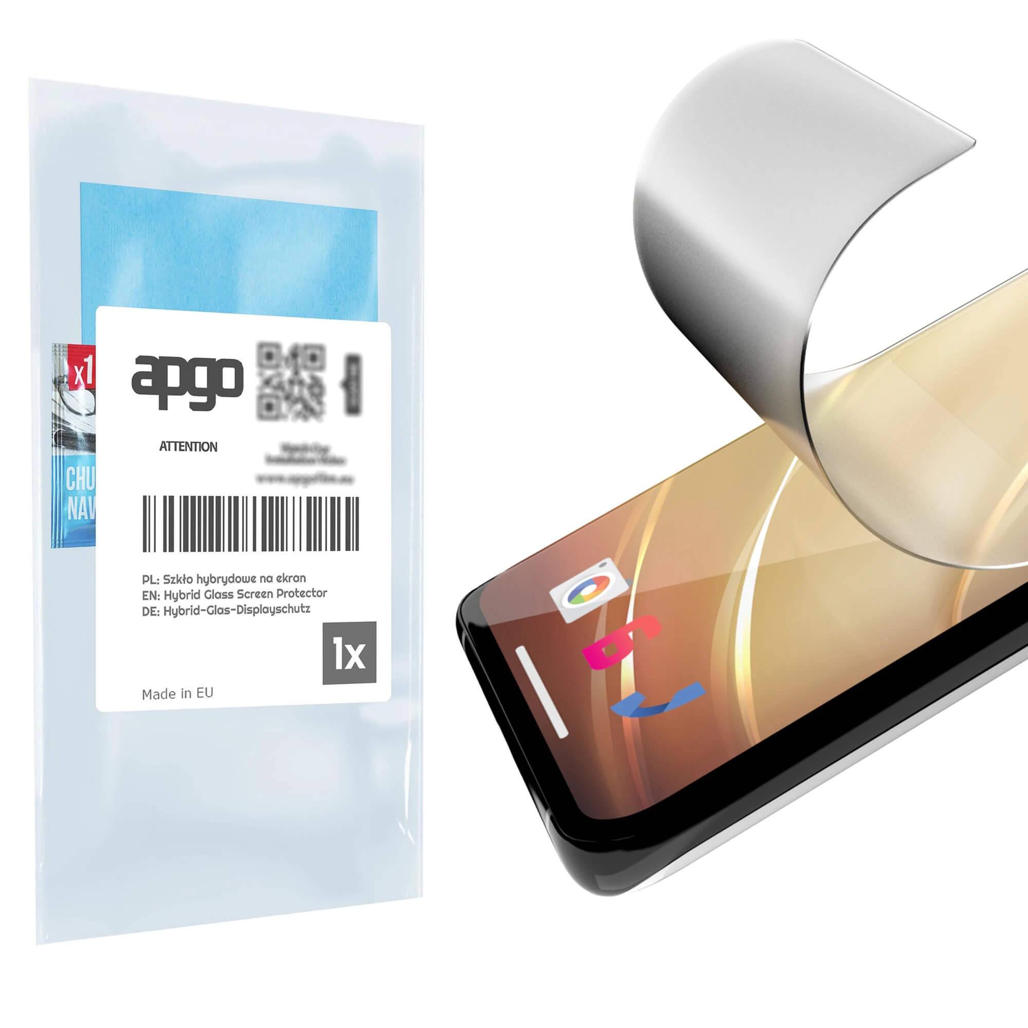 apgo MATTE Hybrid protective glass compatible with Xiaomi Pad 6S Pro 12.4, flexible nano glass, great replacement for tempered glass, scratch-resistan