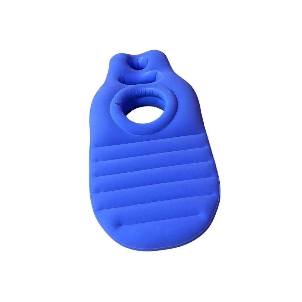 (170cmx65cmx22cm, Blue) Inflatable Pregnancy Pillow Convenient Gift with Belly Hole Maternity Pillow Pink