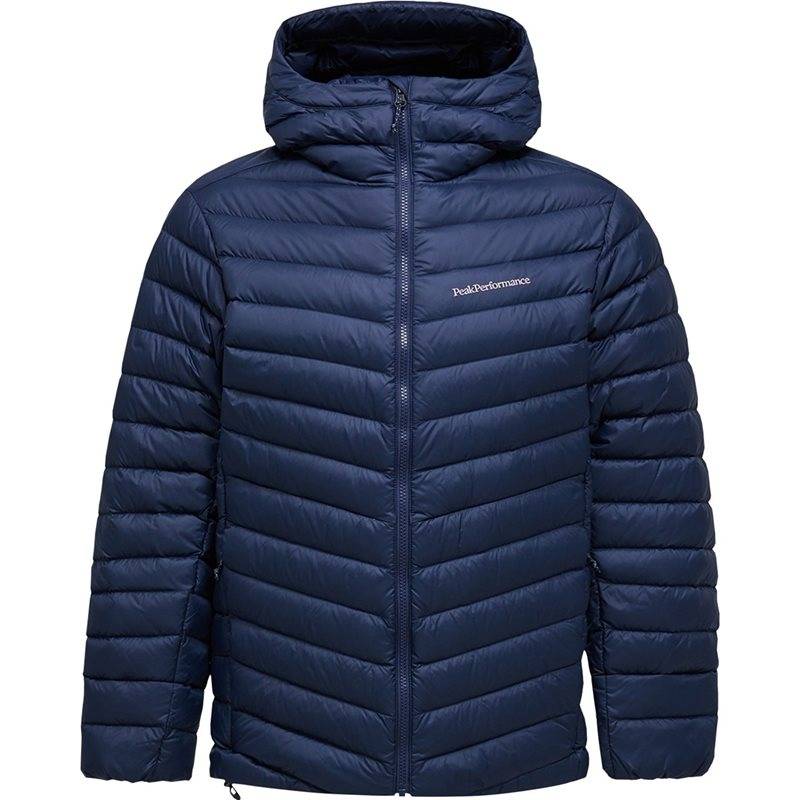 Peak Performance M Frost Down Hood Jacket Blue Shadow (L)
