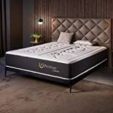 Naturalex Madrass Premium Privilege 140x200 cm, höjd 25 cm, AeraPur HQ & Blue Latex minnesskum - 7 komfortzoner, fast stöd, optimal ventilation, anatomisk - Oeko-Tex-certifierad