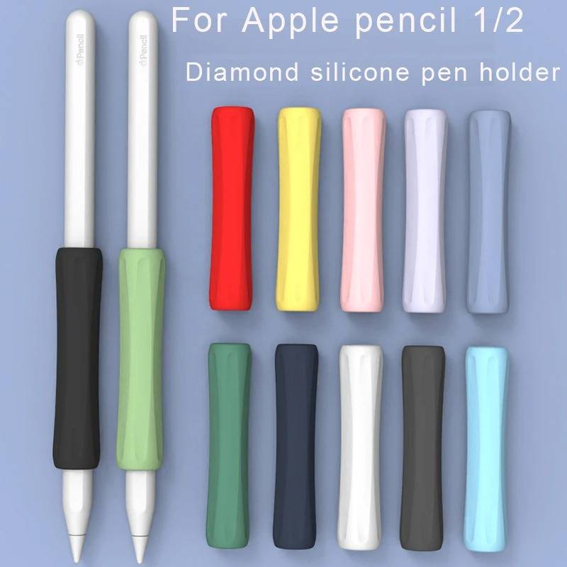 Stylus Cover Silicone For Apple Pencil Pro 1 2 3 Touch Screen Pen Grip Case Shockproof Anti-Scratch Protective Sleeve Pencil