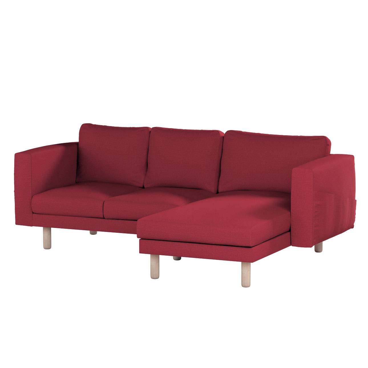 Norsborg klädsel 3-sits med schäslong, Fuchsia, Norsborg, Living