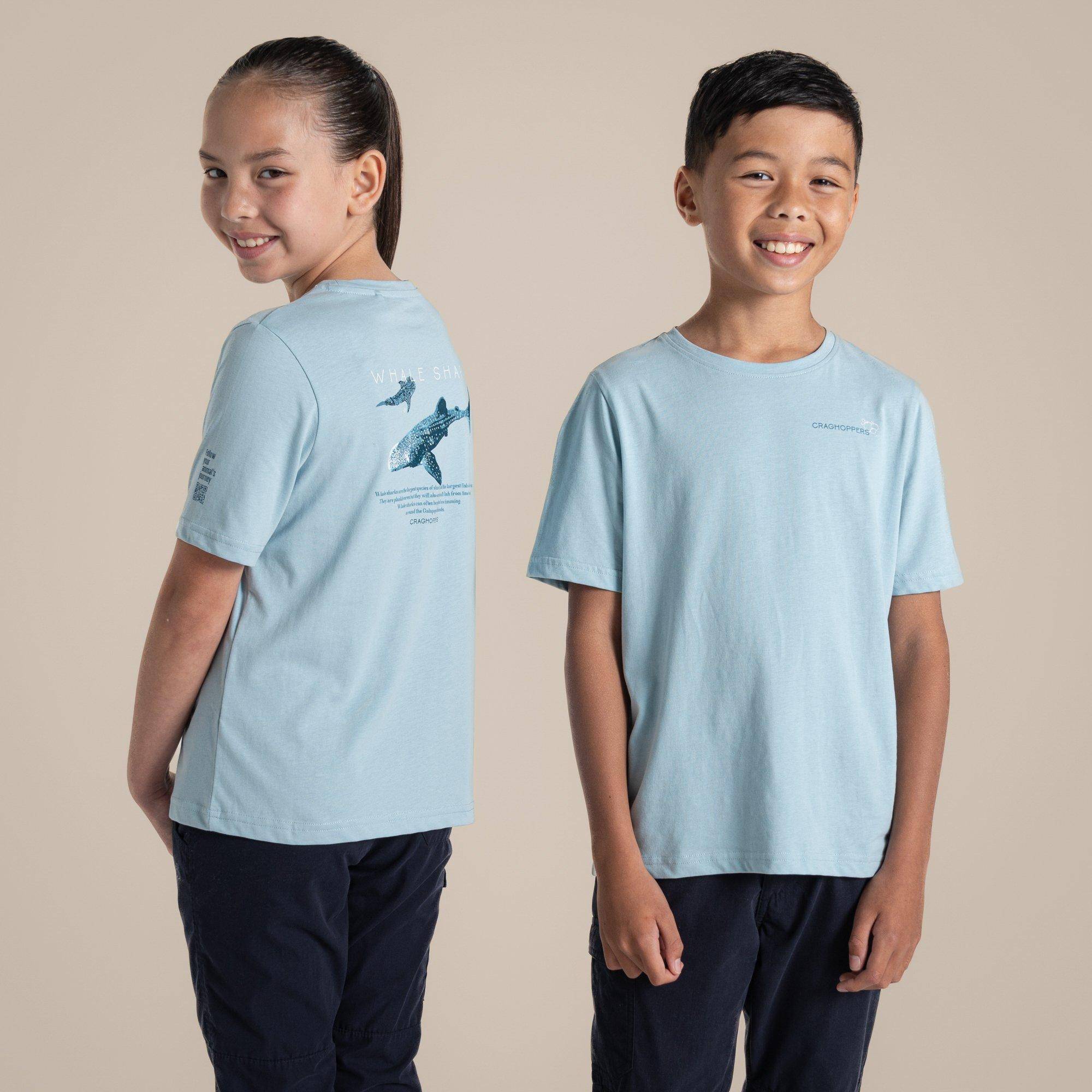 Craghoppers Unisex Kids' Ellis T Short Sleeve Shirt