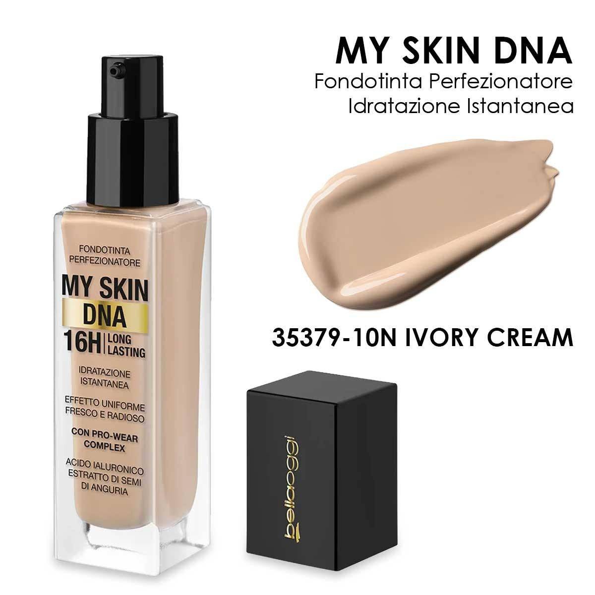 Bella Oggi My Skin DNA Fondotinta Ivory Crema — Fondotinta