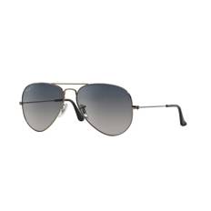 Ray-Ban Aviator RB3025 - Medium Sunglasses Gunmetal/Blue Aviator Unisex