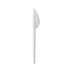 100 stk. Genanvendelige Plastikknive Hvid 165 mm – Holdbare til enhver fest