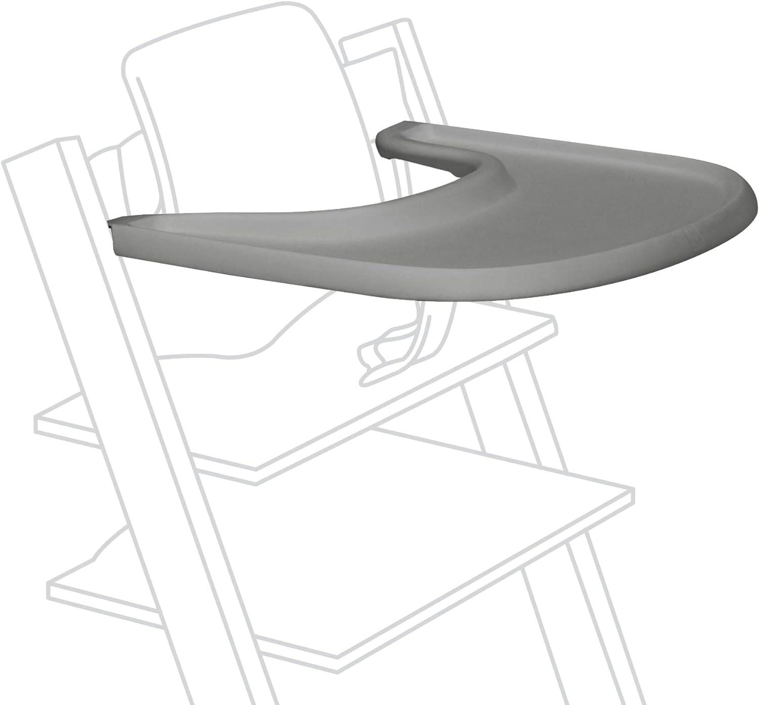 Stokke Official Tripp Trapp Tray, Storm Gray, Baby Chair, High Chair, Accessories, Meals, Dining Table, Baby Chair, Parent-Child Comfort, Attachable