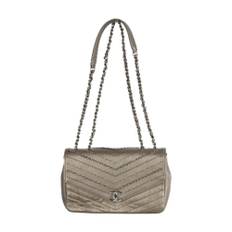 Chanel, Taske, Dame, Grå, ONE SIZE, Læder, Læder chanel-tasker