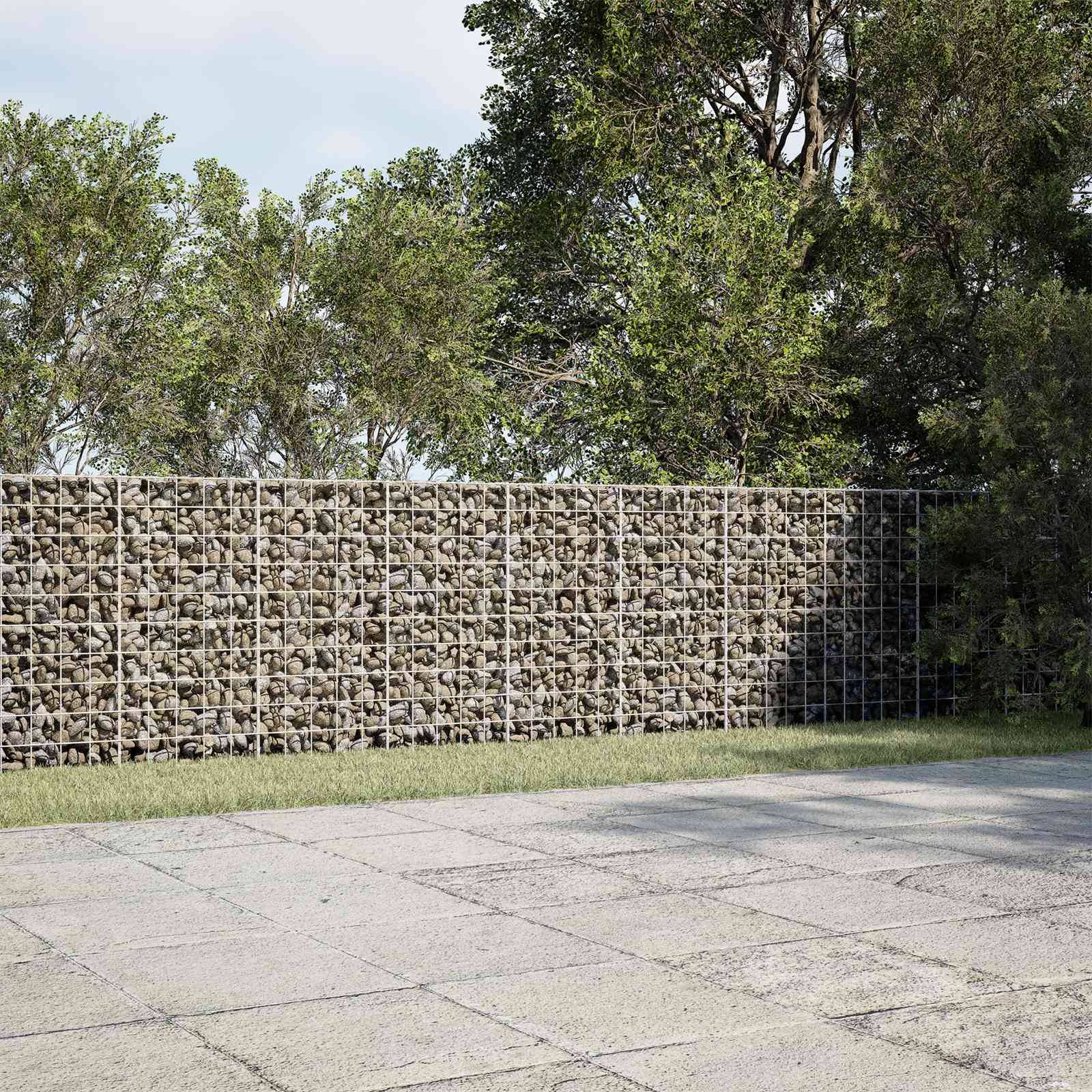 vidaXL Gabion med 3,5 mm tråd og 10x10 cm net 950x20x100 cm