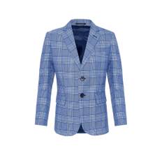 Daniel Hills Blazer 'Met Strepdessin'  blå / hvid - 104-110