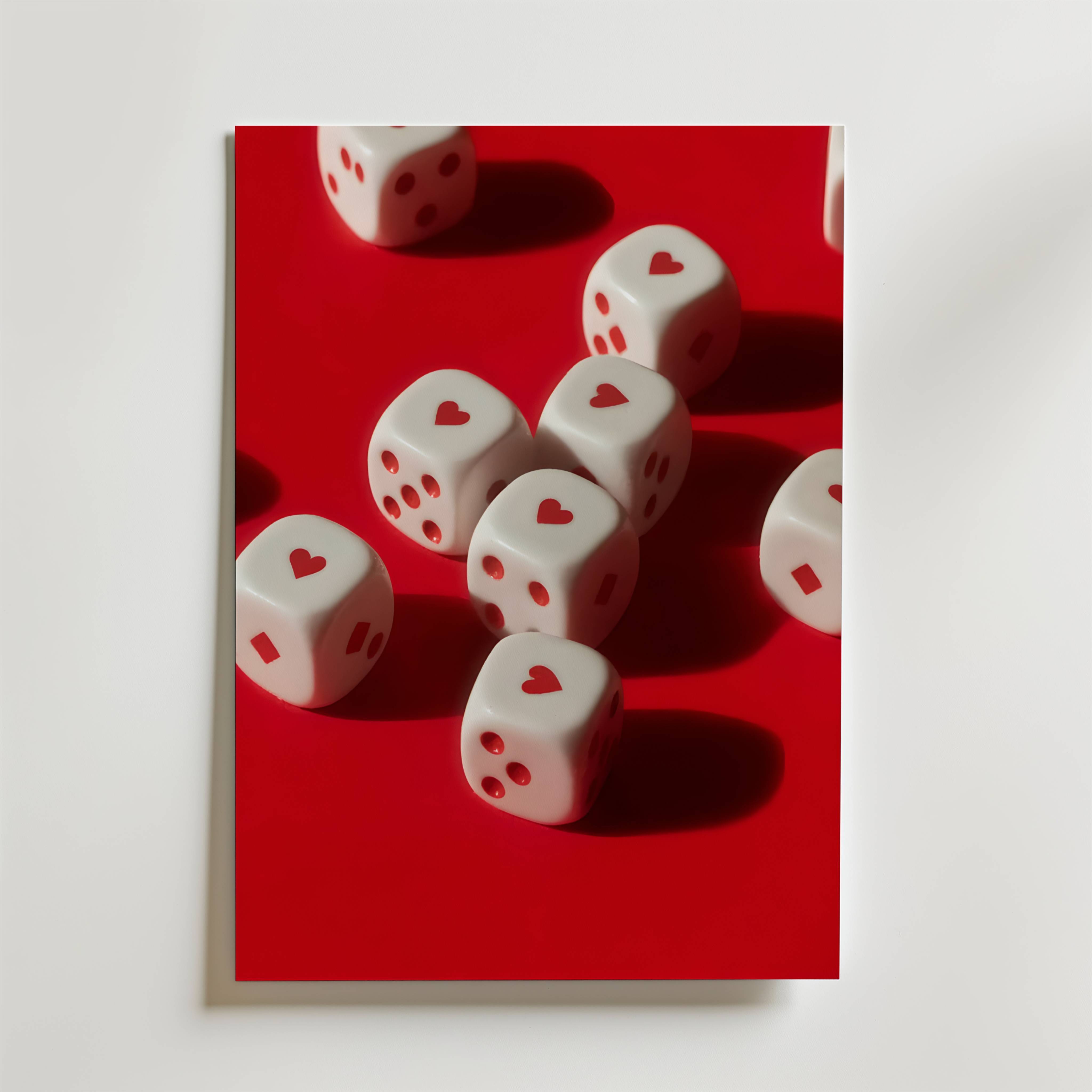 Lucky Hearts Poster - Fine Art Poster 30x40 cm