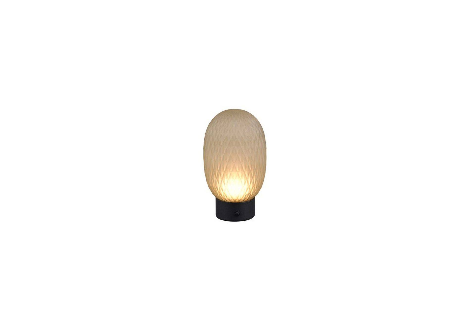 Trio Lighting Bordslampa Laddningsbar TRIO Facette Mattsvart/grön - Mattsvart/grön Fönsterlampa på fot